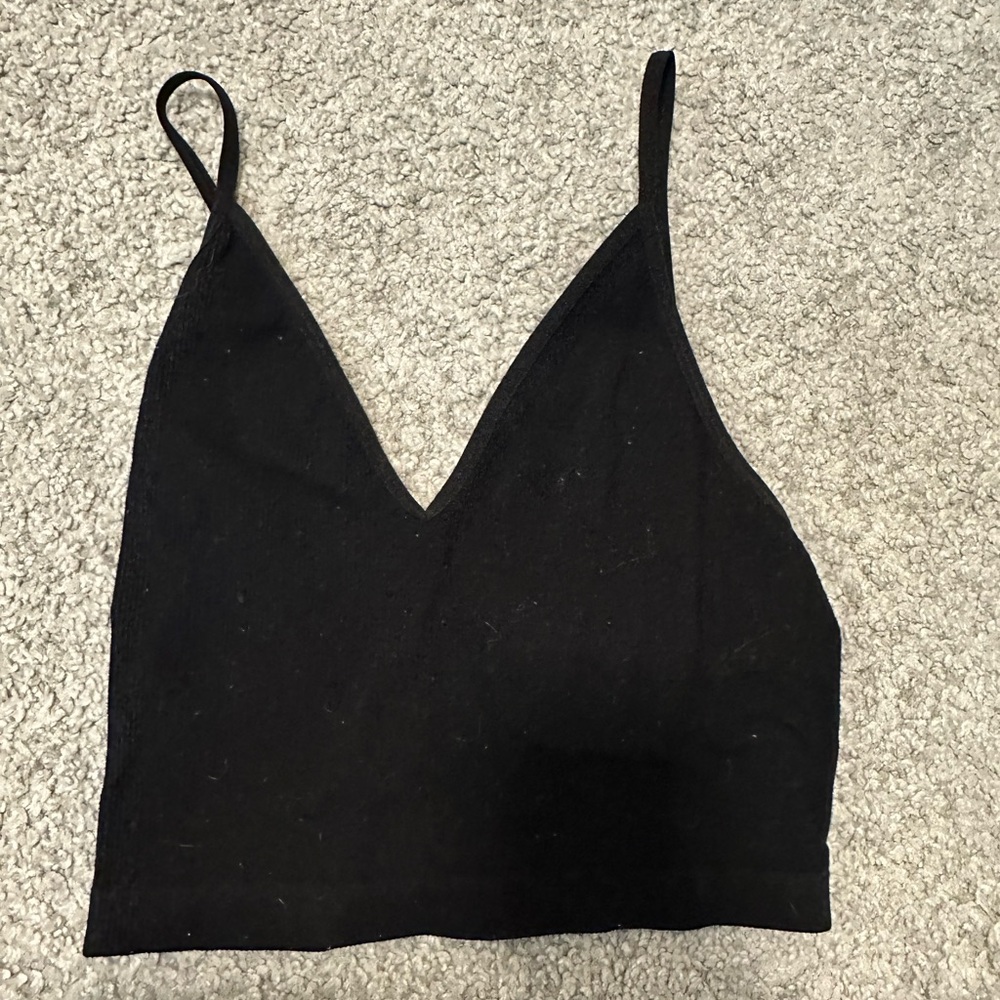 Black tank top